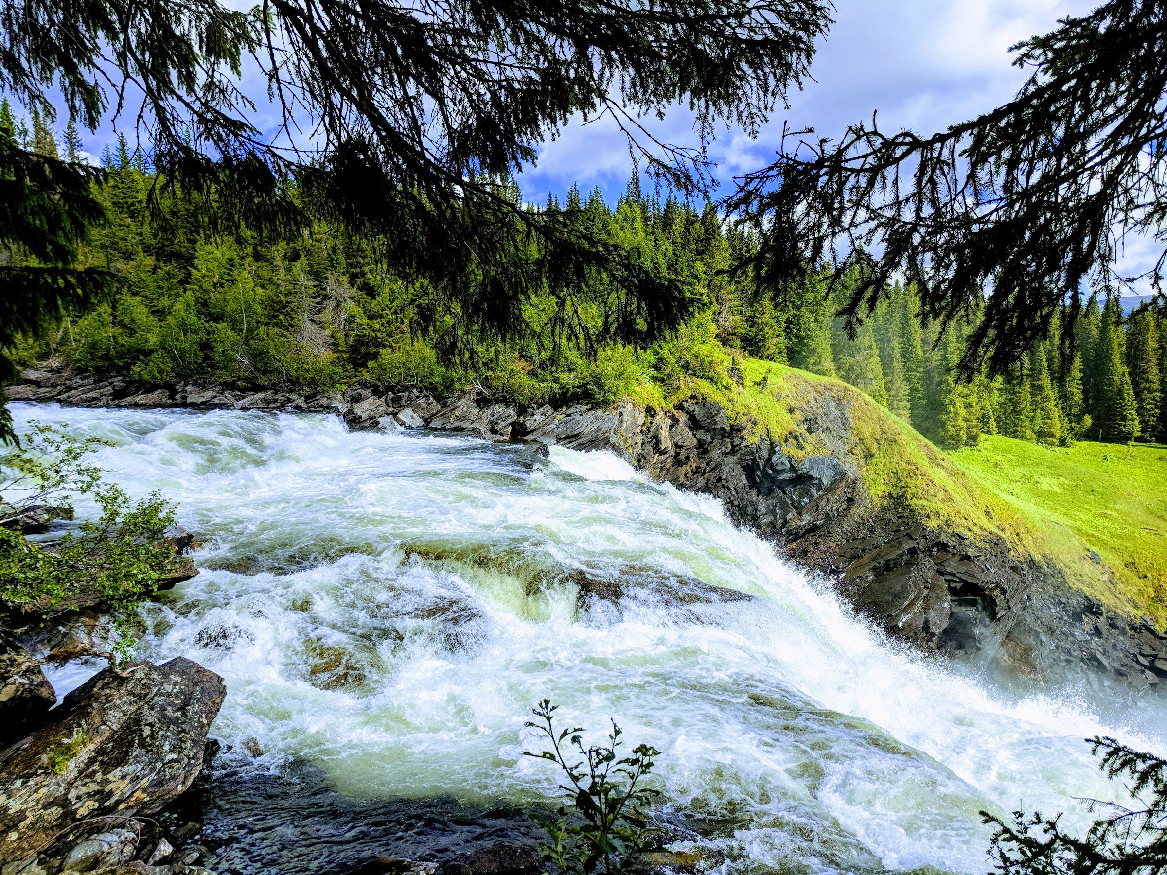 Tännforsen Waterfall